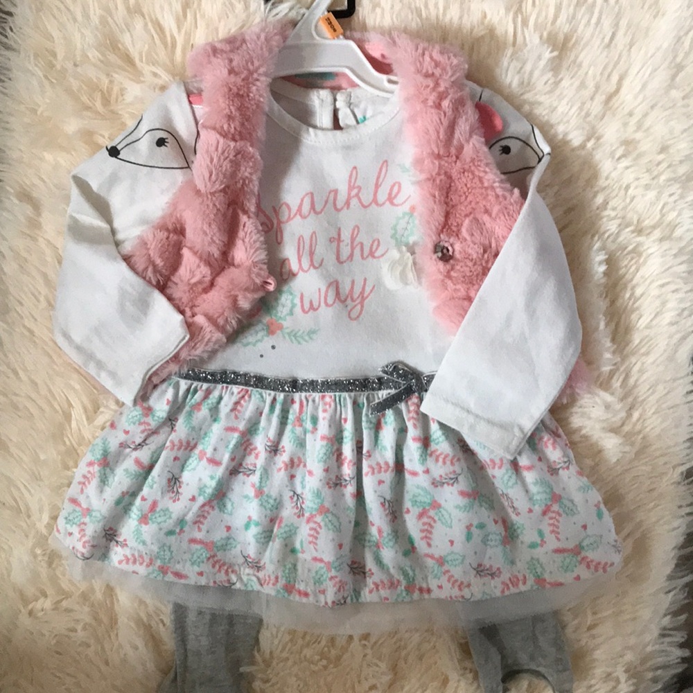 12 month dress with leggings